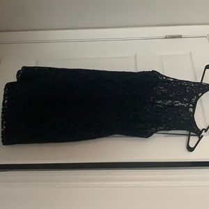 Jcrew navy lace bridesmaid dress